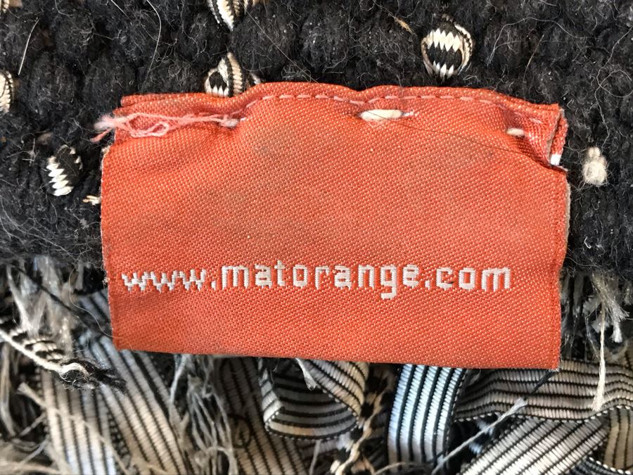 Black, Grey And White Tone Designer Rug By Matorange.com 118' X 96' [Photo 11]