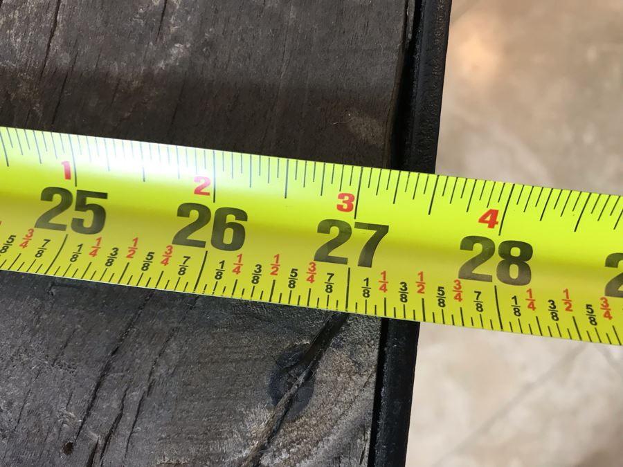 Industrial Wood And Metal Table Cart With Metal Casters 3-Shelves 27.5' X 27.5' X 25.5'H [Photo 11]