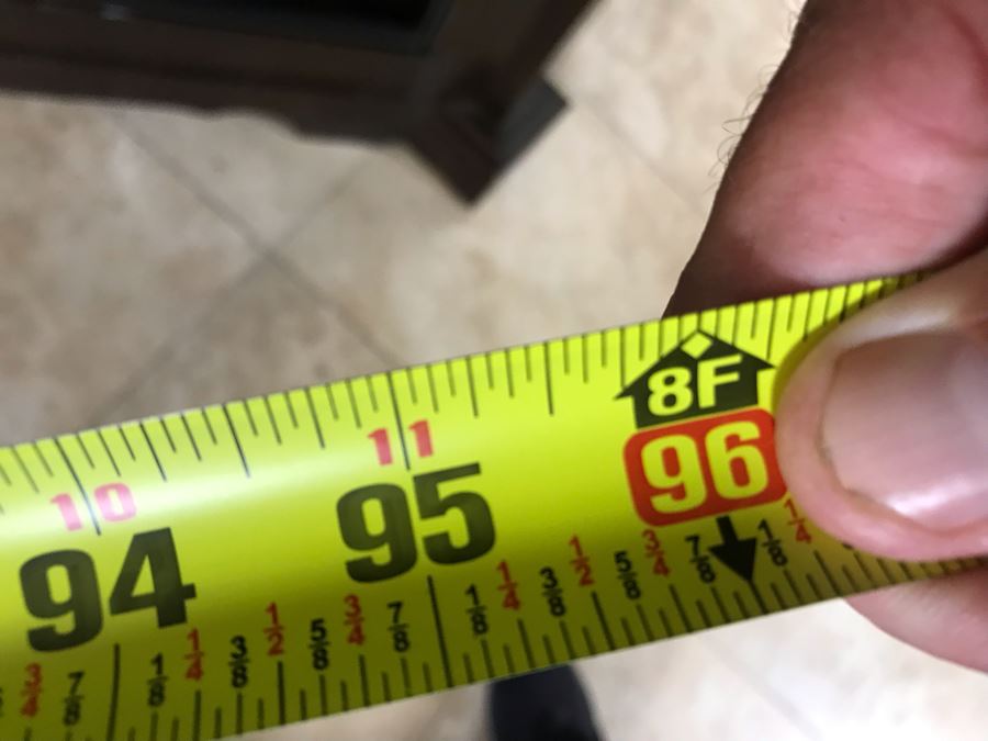 Large Wooden Cabinet With (4) Shelves And Arched Wrought Iron Gate Doors 8'H [Photo 15]