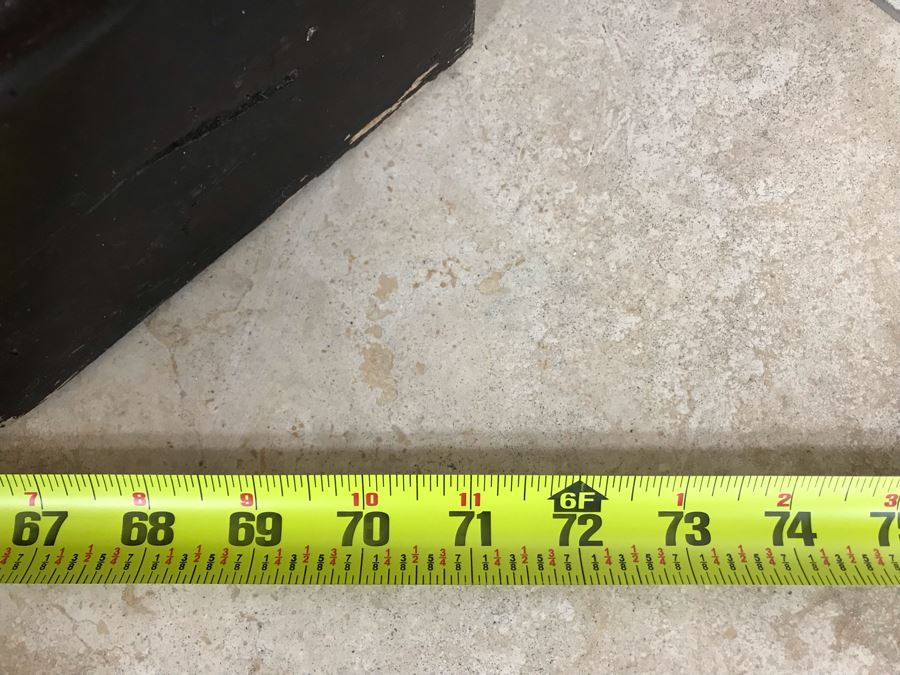 Large Wooden Cabinet With (4) Shelves And Arched Wrought Iron Gate Doors 8'H [Photo 14]