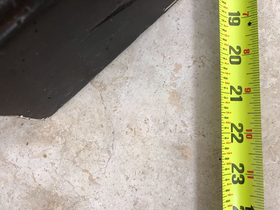 Large Wooden Cabinet With (4) Shelves And Arched Wrought Iron Gate Doors 8'H [Photo 16]