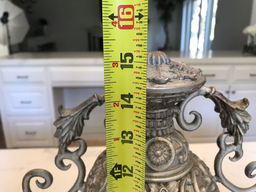 (3) Silver Decorative Objects 15'H [Photo 8]