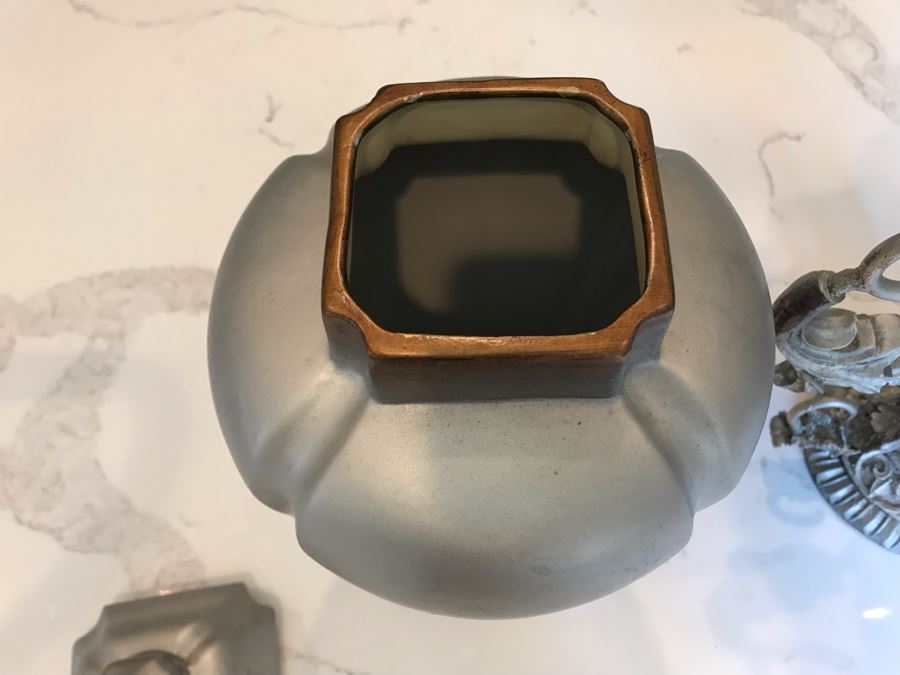 (3) Silver Decorative Objects 15'H [Photo 7]