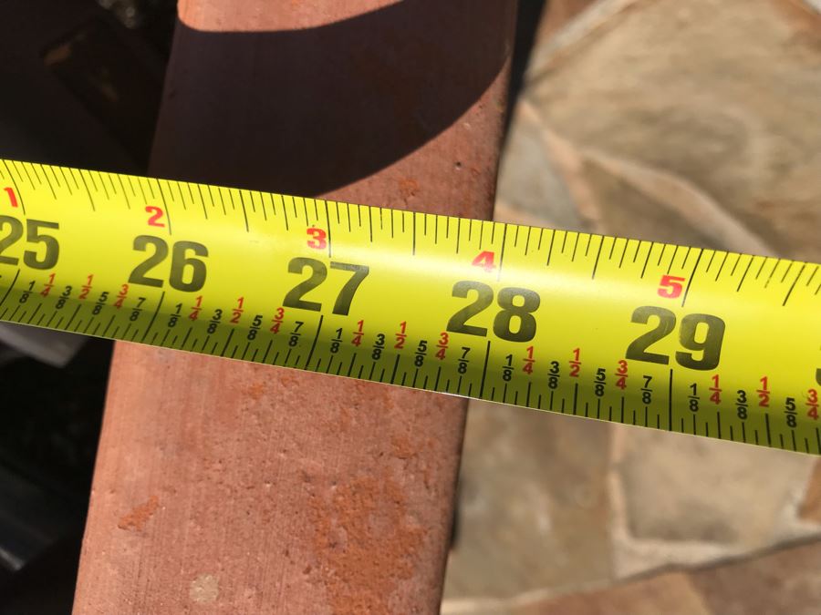 Pair Of Large Terracotta Planters Pots F.A.T.A.P. Fatto A Mano Italy 27.5'W X 26'H [Photo 10]