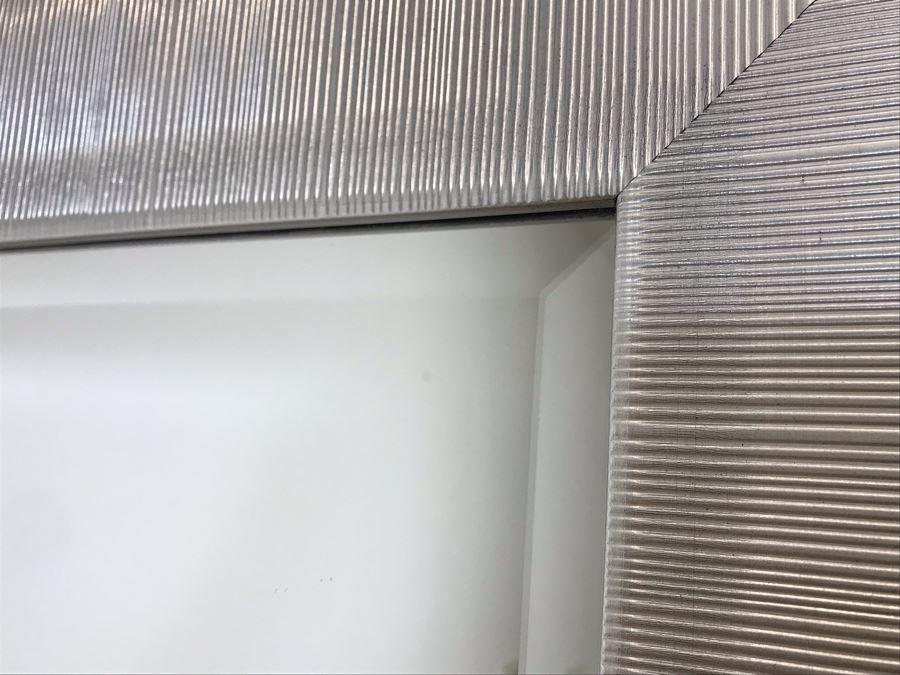 Full Length Modern Silver Tone Beveled Glass Wall Mirror 31' X 65' [Photo 4]
