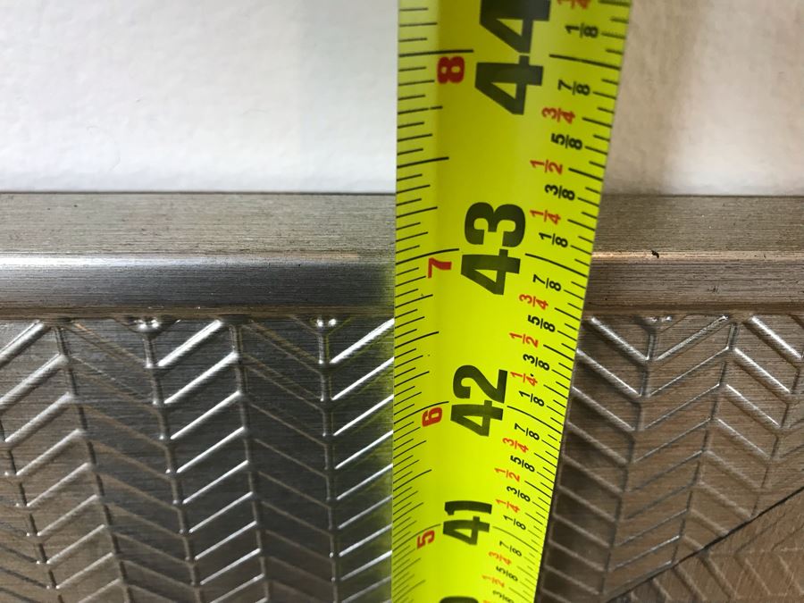 Silver Tone Beveled Glass Wall Mirror 31' X 43' [Photo 7]