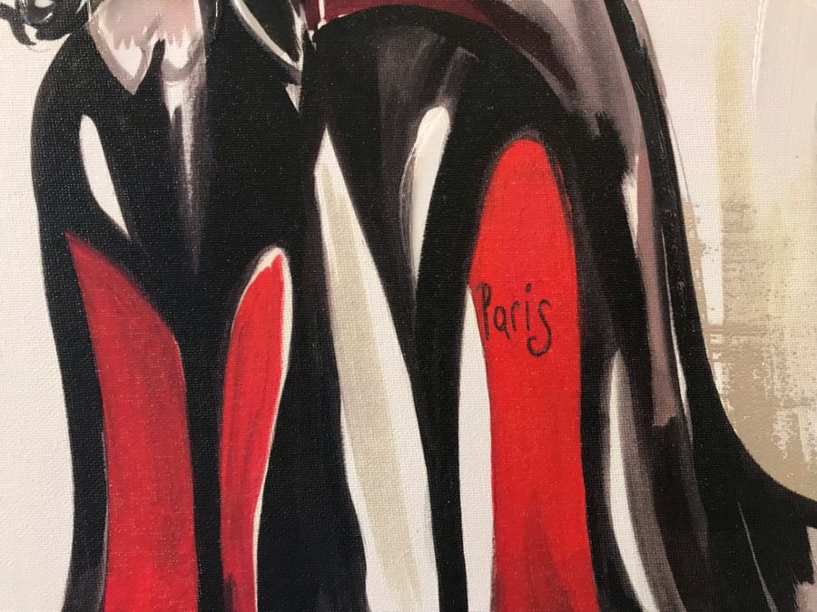 Liesl Long Canvas Paris High Heels Print 16' X 20' [Photo 3]