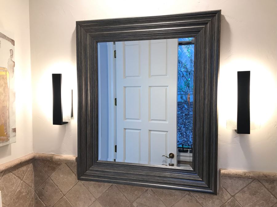 Pair Of Modern Metal Wall Sconces Light Fixtures 12' X 7' [Photo 4]