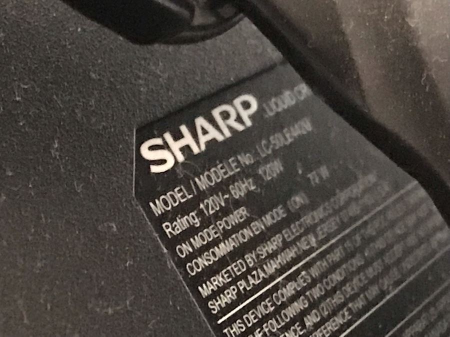 Sharp AQUOS LC-50LE442U 50' Class 1080p 60Hz LED HDTV  With Metal Wall Stand [Photo 9]