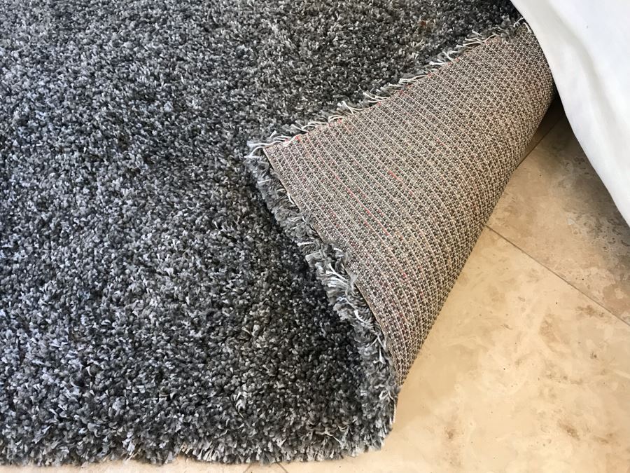 Nice Grey Tone Area Rug Shag Carpet 10' X 8' [Photo 5]