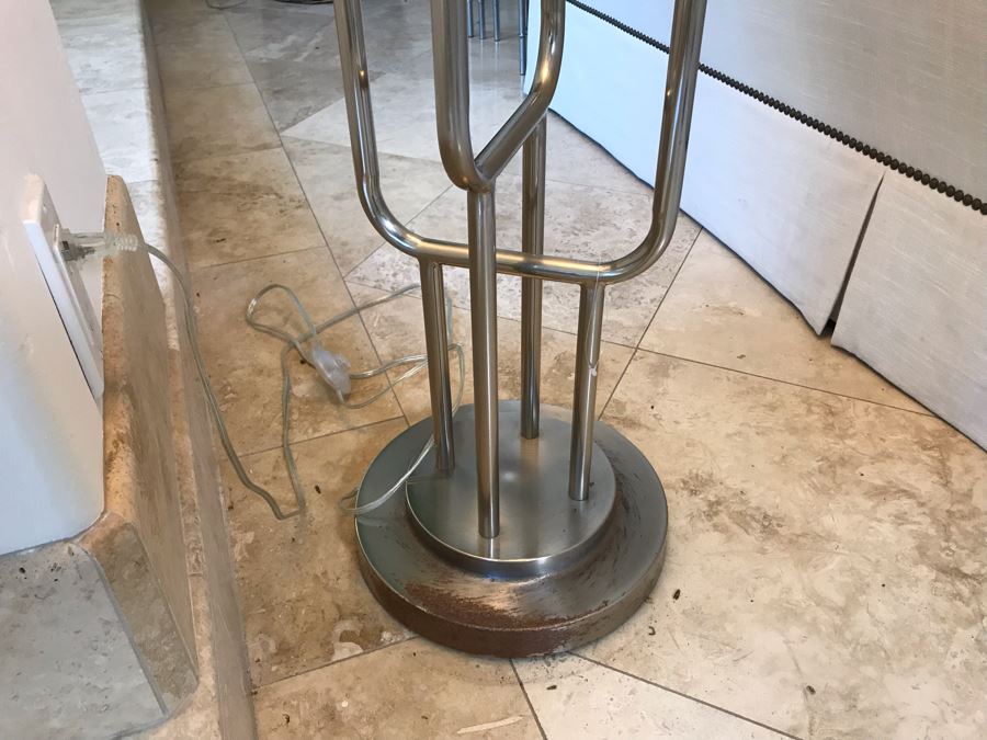 Stunning Modernist Chrome 4-Light Floor Lamp 72'H [Photo 7]