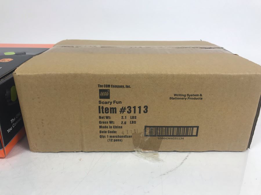 New LEGO Halloween Scary Fun Collectible Pens With Merchandiser - 12 Pens With Store Display [Photo 9]