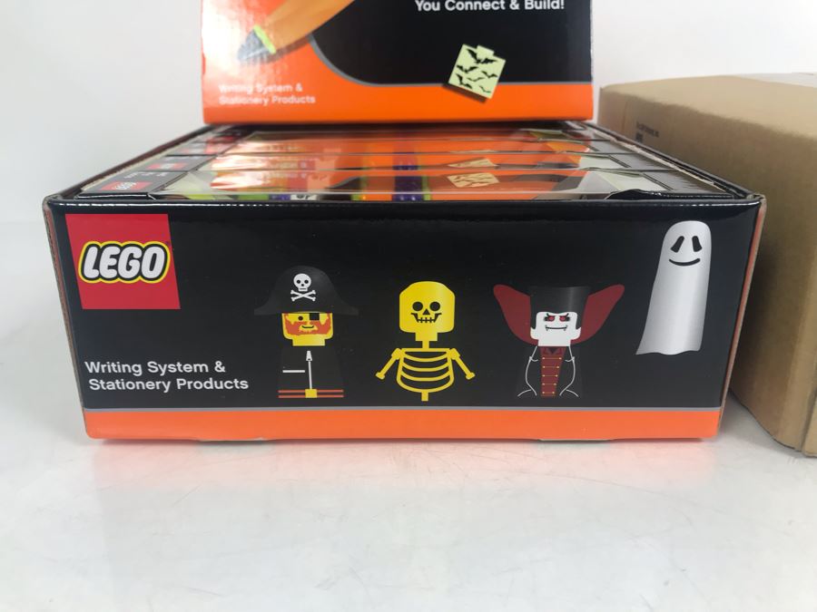 New LEGO Halloween Scary Fun Collectible Pens With Merchandiser - 12 Pens With Store Display [Photo 4]