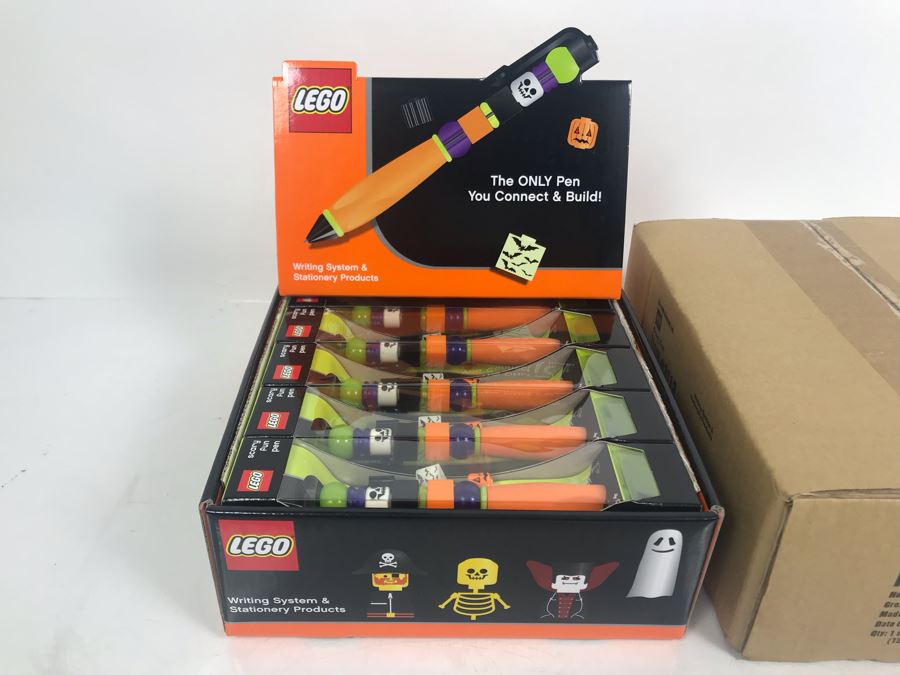 New LEGO Halloween Scary Fun Collectible Pens With Merchandiser - 12 Pens With Store Display [Photo 2]