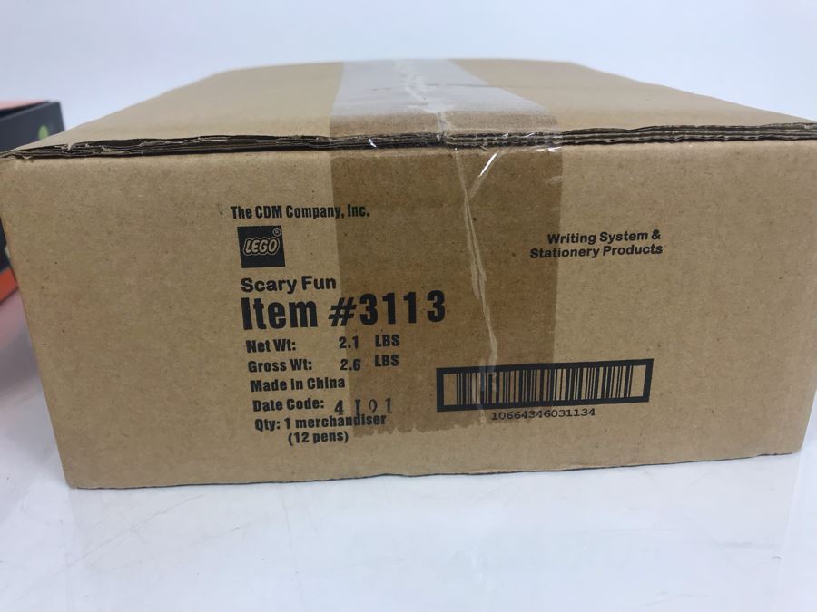 New LEGO Halloween Scary Fun Collectible Pens With Merchandiser - 12 Pens With Store Display [Photo 13]