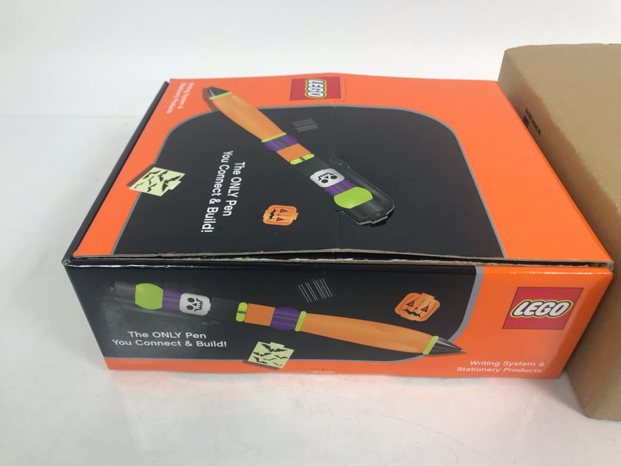 New LEGO Halloween Scary Fun Collectible Pens With Merchandiser - 12 Pens With Store Display [Photo 10]