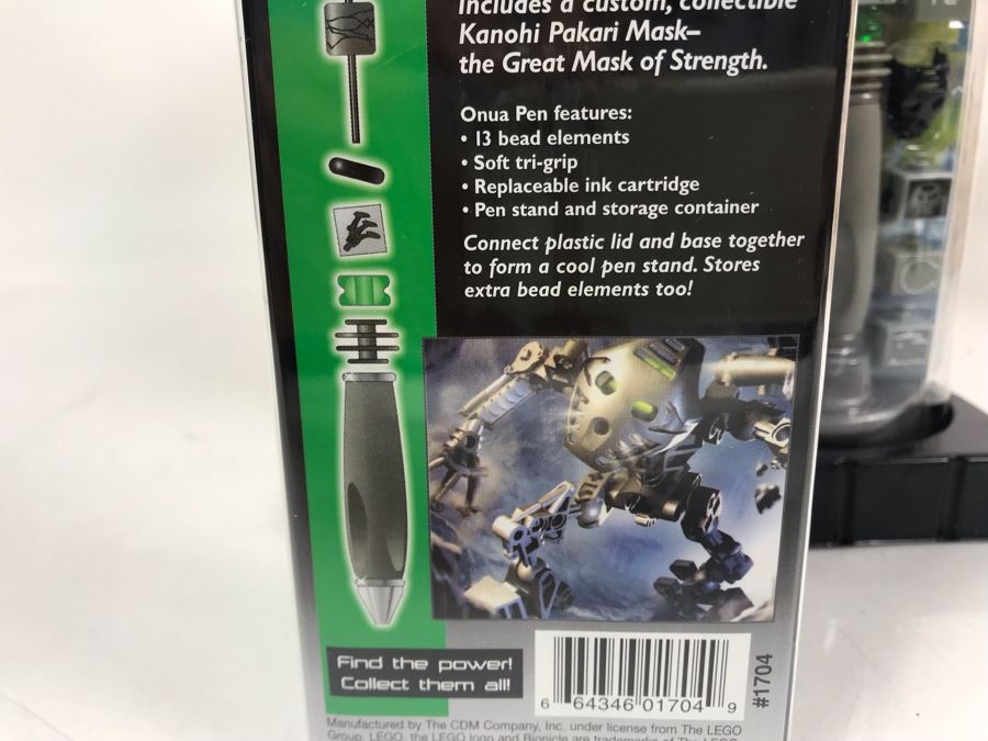 New LEGO Bionicle Onua Earth Collectible Pens - 6 Pens [Photo 8]