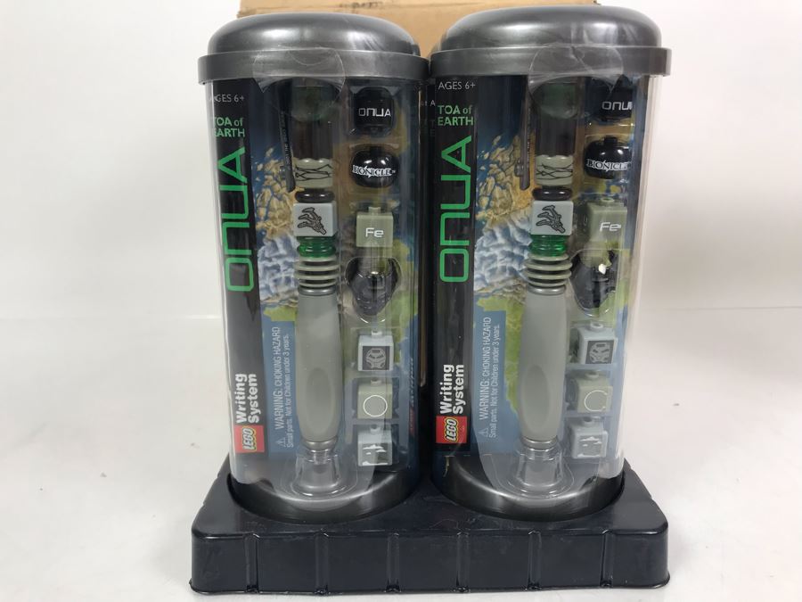 New LEGO Bionicle Onua Earth Collectible Pens - 6 Pens [Photo 2]