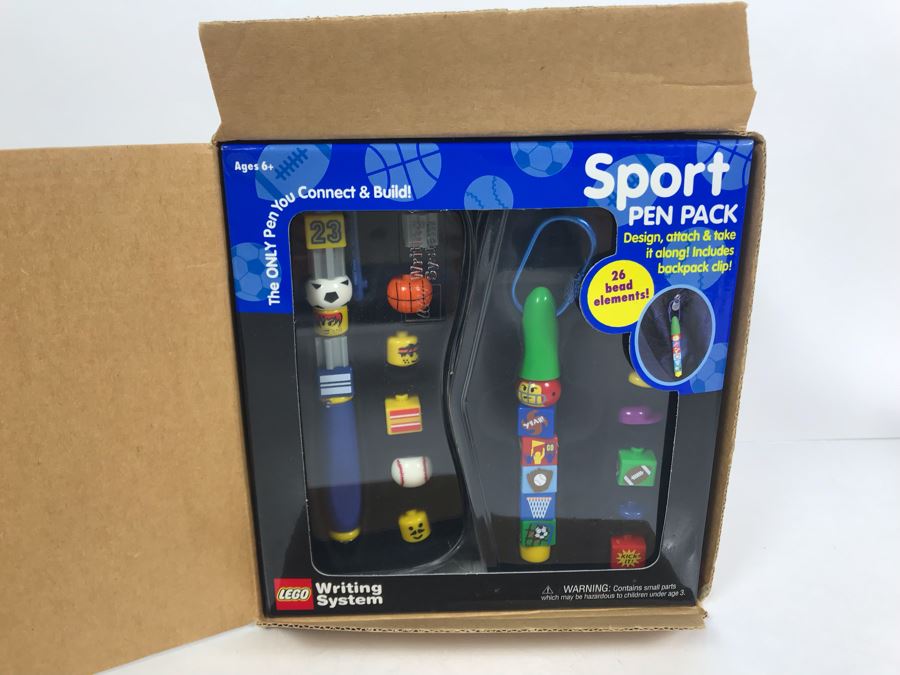 New LEGO Sport Collectible Pens Packs - 3 Pens [Photo 1]