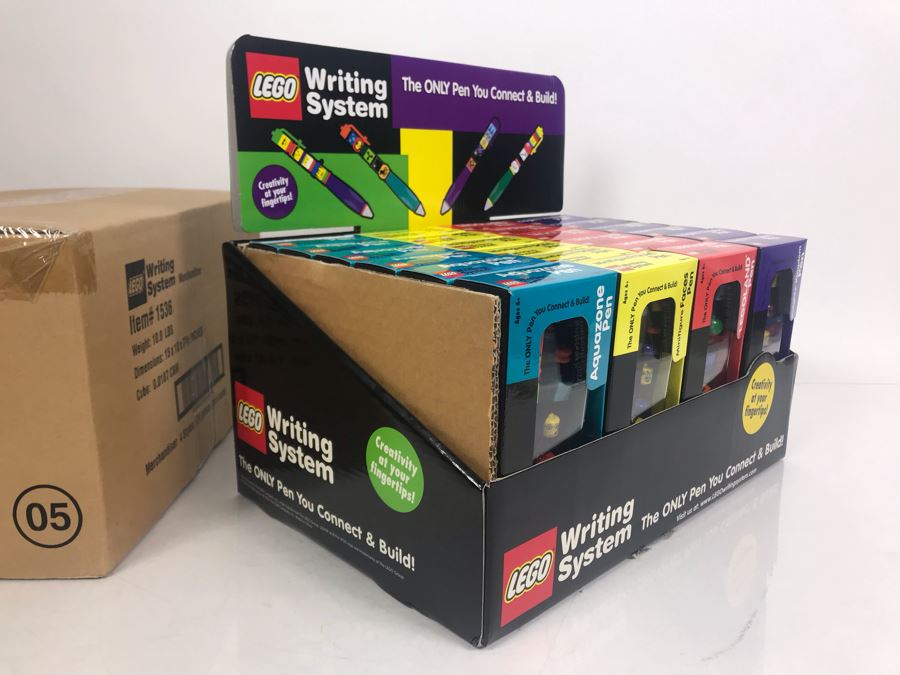 New LEGO LEGOLAND Collectible Pens With Merchandiser - 24 Pens With Store Display [Photo 26]