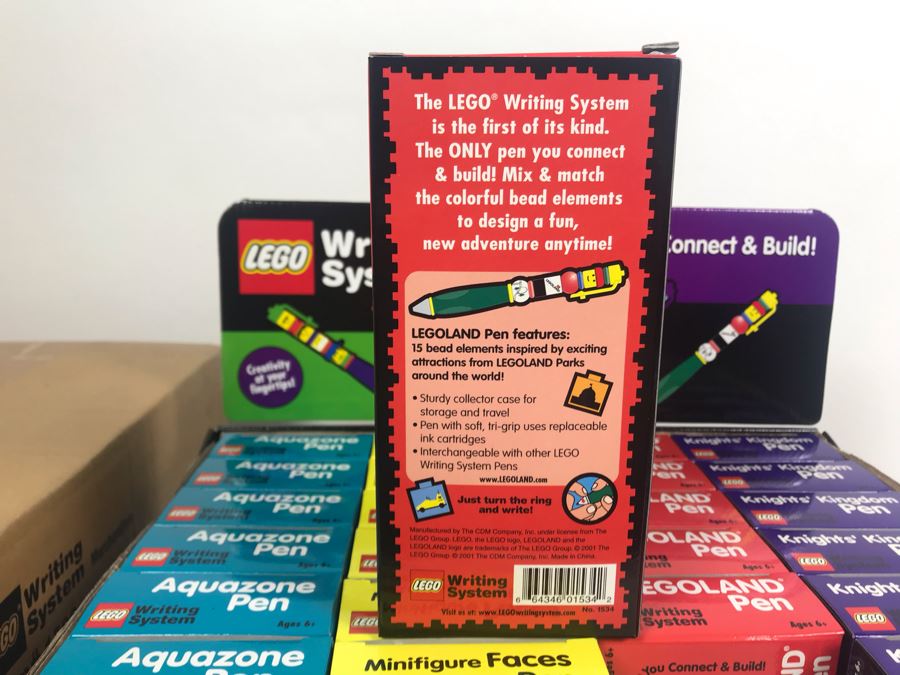 New LEGO LEGOLAND Collectible Pens With Merchandiser - 24 Pens With Store Display [Photo 19]