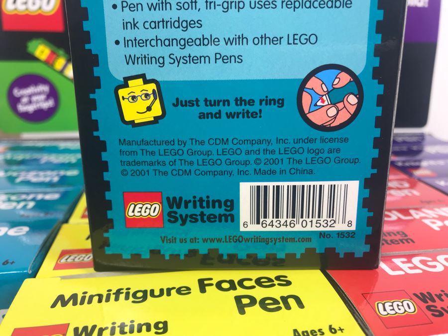 New LEGO LEGOLAND Collectible Pens With Merchandiser - 24 Pens With Store Display [Photo 9]
