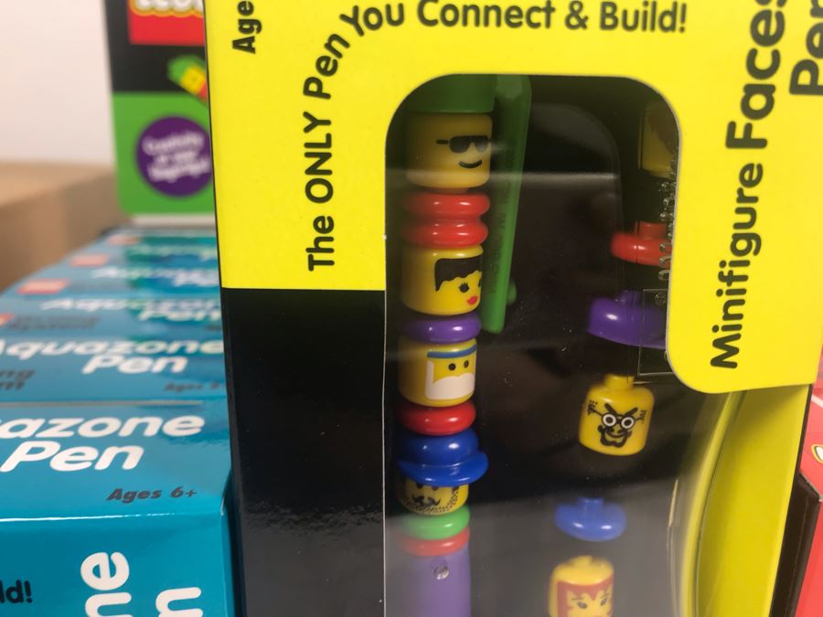 New LEGO LEGOLAND Collectible Pens With Merchandiser - 24 Pens With Store Display [Photo 12]