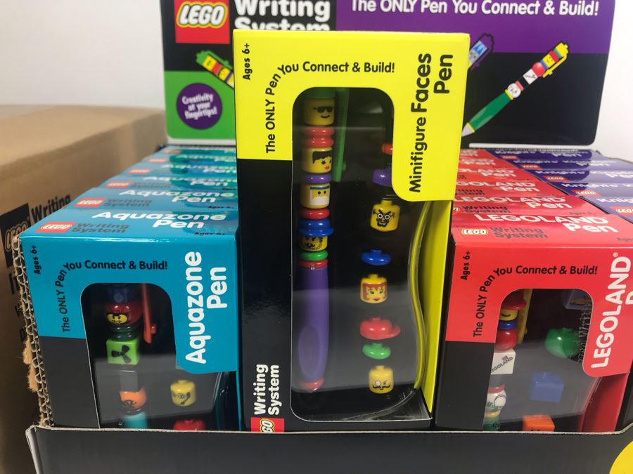New LEGO LEGOLAND Collectible Pens With Merchandiser - 24 Pens With Store Display [Photo 10]