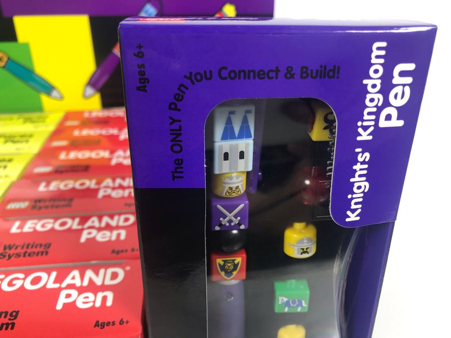 New LEGO LEGOLAND Collectible Pens With Merchandiser - 24 Pens With Store Display [Photo 22]