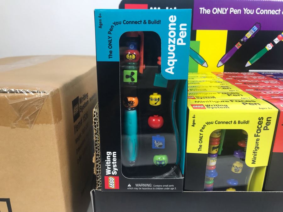 New LEGO LEGOLAND Collectible Pens With Merchandiser - 24 Pens With Store Display [Photo 5]