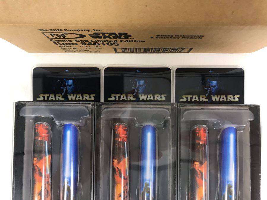 New Star Wars 2004 Comic-Con Limited Edition Collectible Pod Pens - 3 Pens [Photo 3]