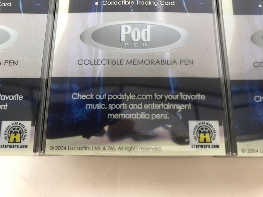 New Star Wars 2004 Comic-Con Limited Edition Collectible Pod Pens - 3 Pens [Photo 9]