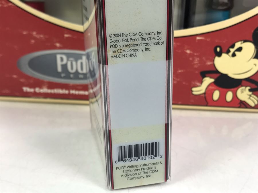 New Walt Disney's Mickey Mouse Collectible POD Pens Limited Edition Individually Numbered With Merchandiser Store Display - 12 Pens Total With Store Display [Photo 15]
