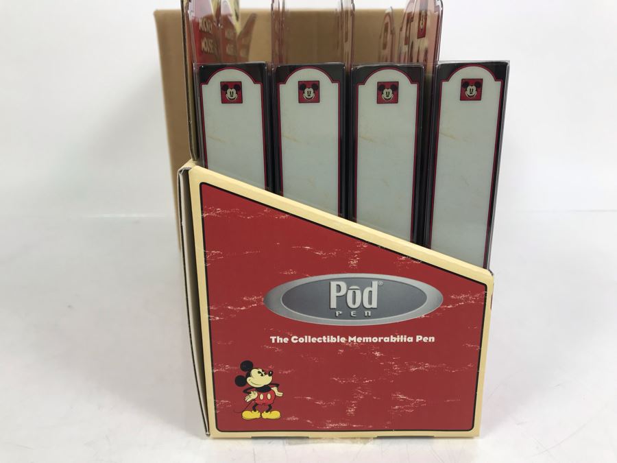 New Walt Disney's Mickey Mouse Collectible POD Pens Limited Edition Individually Numbered With Merchandiser Store Display - 12 Pens Total With Store Display [Photo 12]