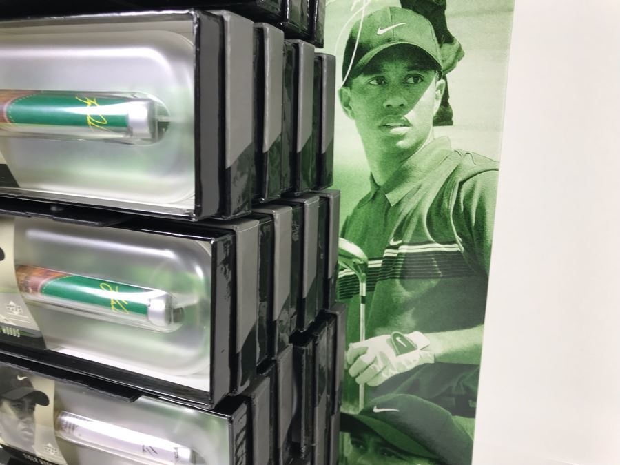 New Tiger Woods Upper Deck Collectibles POD Pens Individually Numbered With Merchandiser Store Display - 24 Pens Total With Store Display [Photo 5]