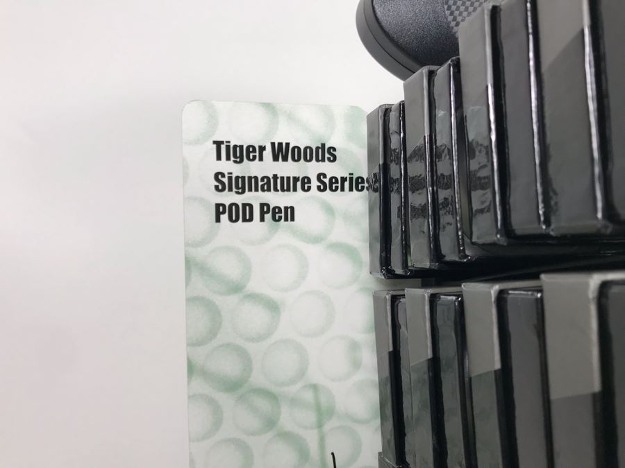 New Tiger Woods Upper Deck Collectibles POD Pens Individually Numbered With Merchandiser Store Display - 24 Pens Total With Store Display [Photo 10]