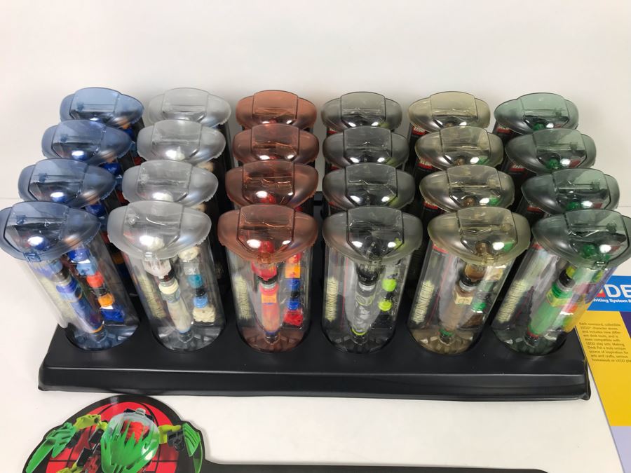 New LEGO Bionicle Bohrok Collectible Pens With Merchandiser - 24 Pens With Store Display [Photo 8]