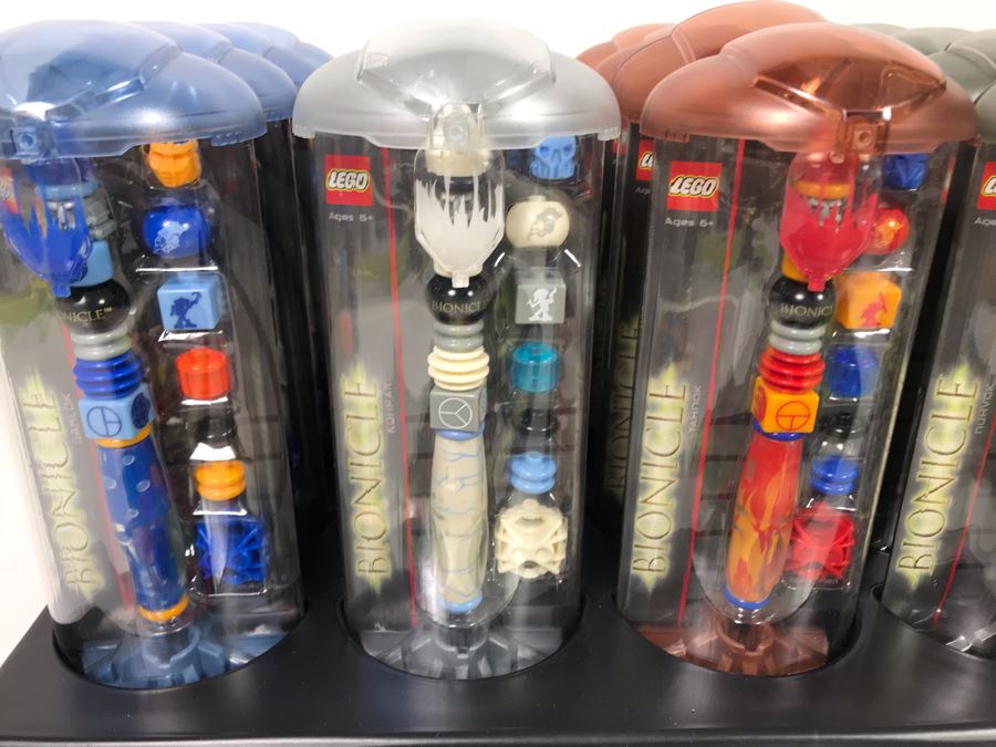 New LEGO Bionicle Bohrok Collectible Pens With Merchandiser - 24 Pens With Store Display [Photo 11]