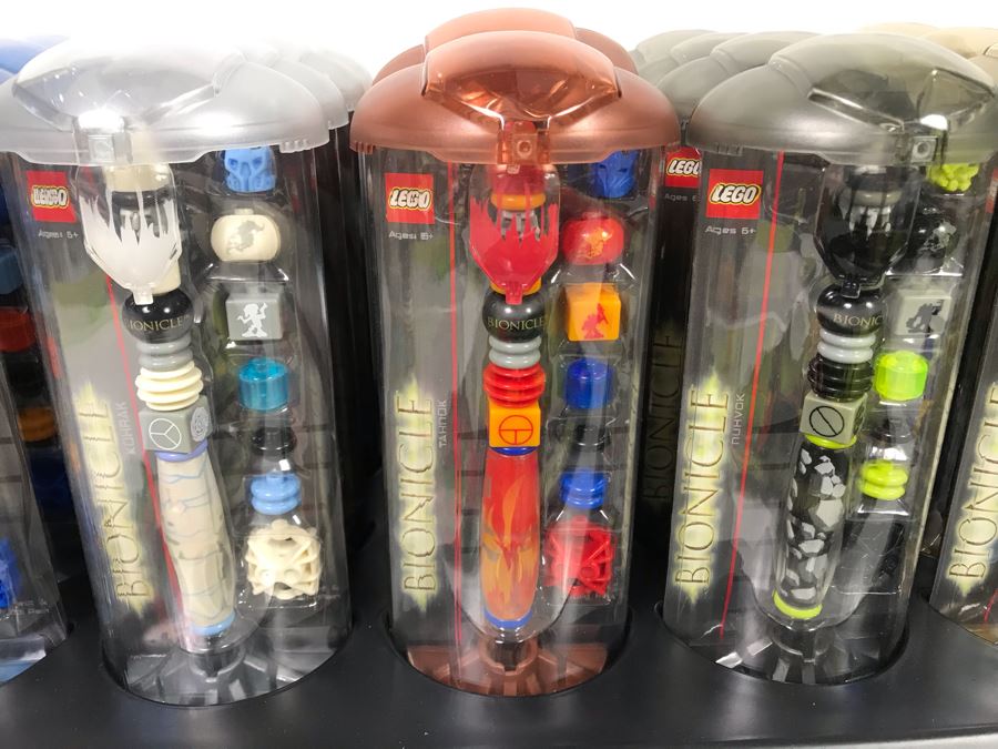 New LEGO Bionicle Bohrok Collectible Pens With Merchandiser - 24 Pens With Store Display [Photo 12]