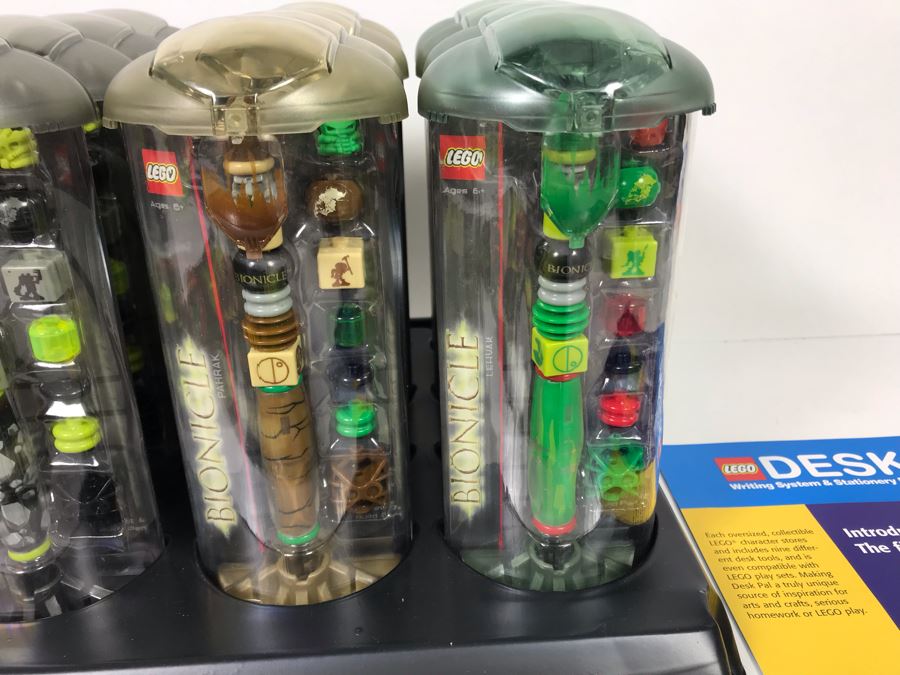 New LEGO Bionicle Bohrok Collectible Pens With Merchandiser - 24 Pens With Store Display [Photo 15]