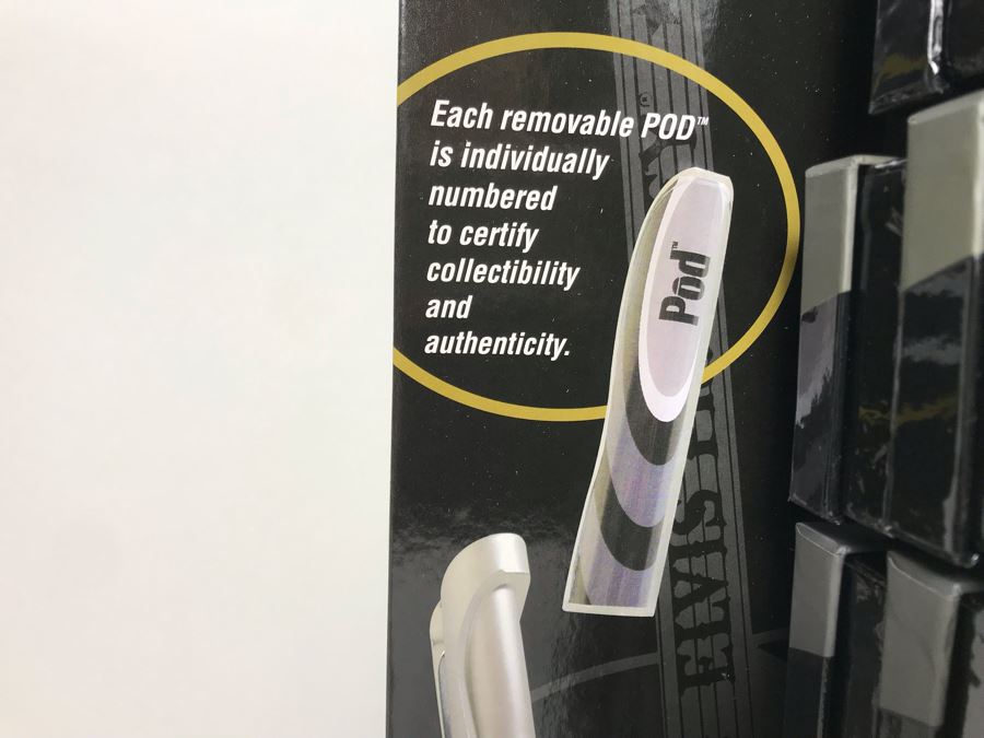 New Elvis Presley Collectible POD Pens Individually Numbered With Merchandiser Store Display - 24 Pens Total With Store Display [Photo 10]