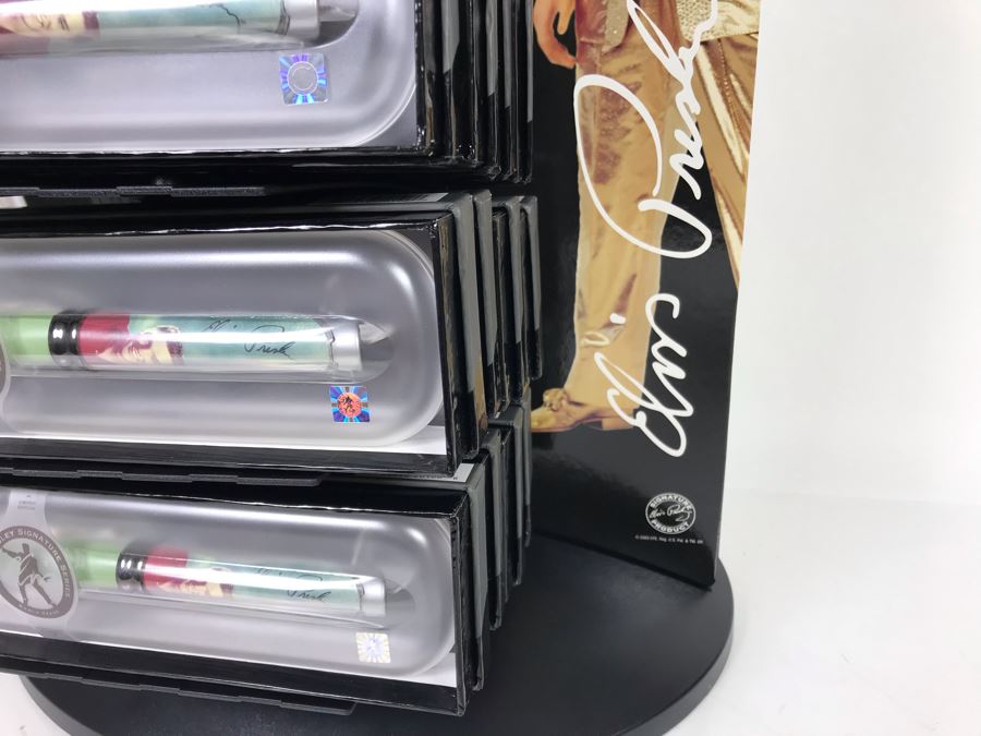 New Elvis Presley Collectible POD Pens Individually Numbered With Merchandiser Store Display - 24 Pens Total With Store Display [Photo 5]