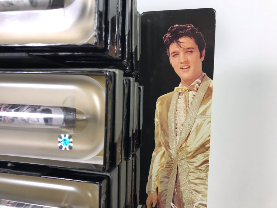 New Elvis Presley Collectible POD Pens Individually Numbered With Merchandiser Store Display - 24 Pens Total With Store Display [Photo 4]