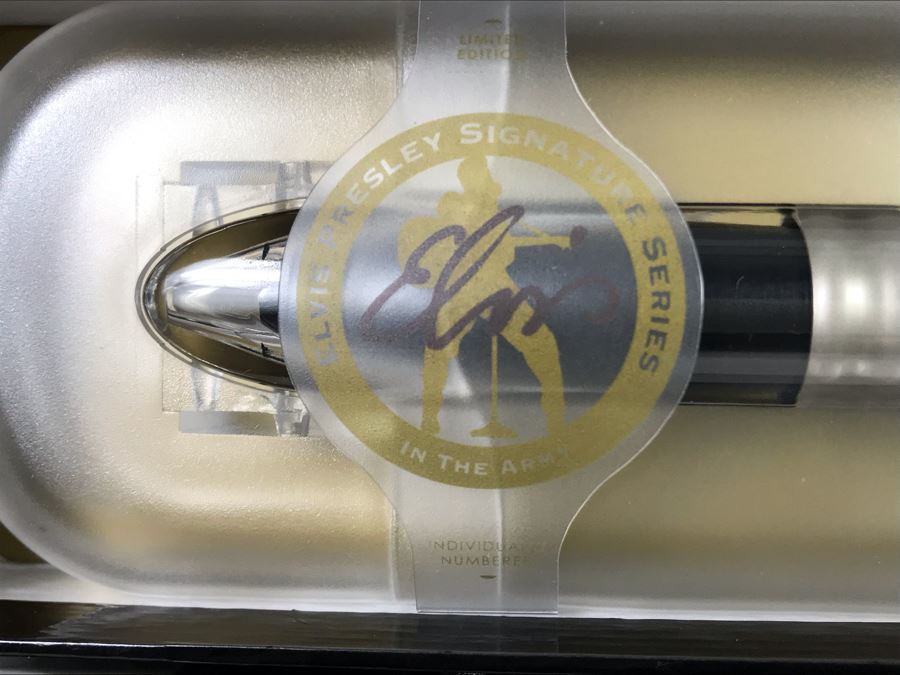 New Elvis Presley Collectible POD Pens Individually Numbered With Merchandiser Store Display - 24 Pens Total With Store Display [Photo 15]