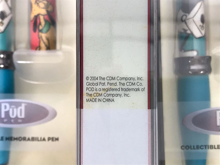 New Walt Disney's Mickey Mouse Collectible POD Pens Limited Edition Individually Numbered - 4 Pens [Photo 11]