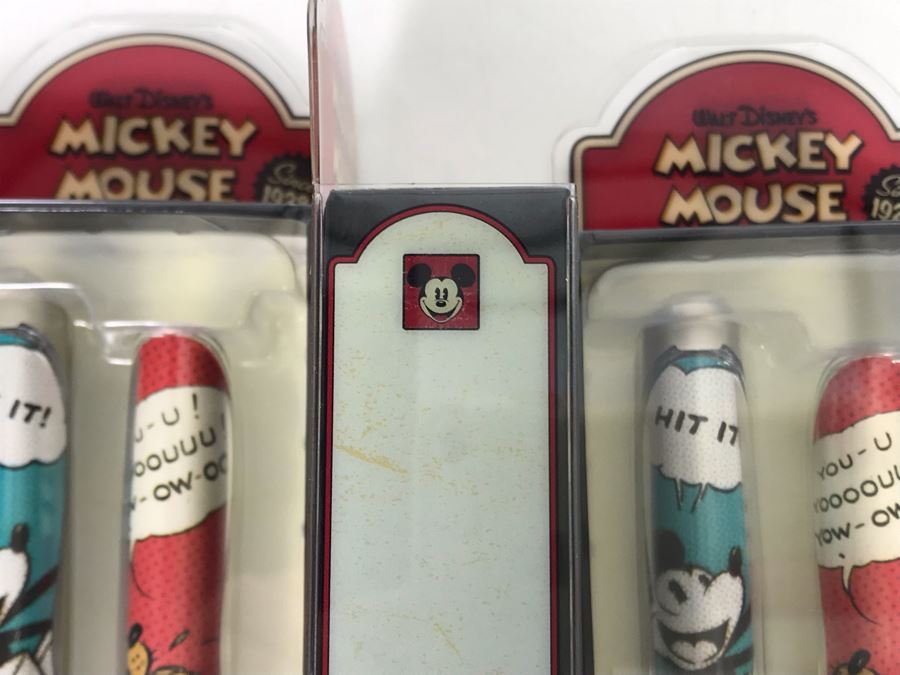 New Walt Disney's Mickey Mouse Collectible POD Pens Limited Edition Individually Numbered - 4 Pens [Photo 12]