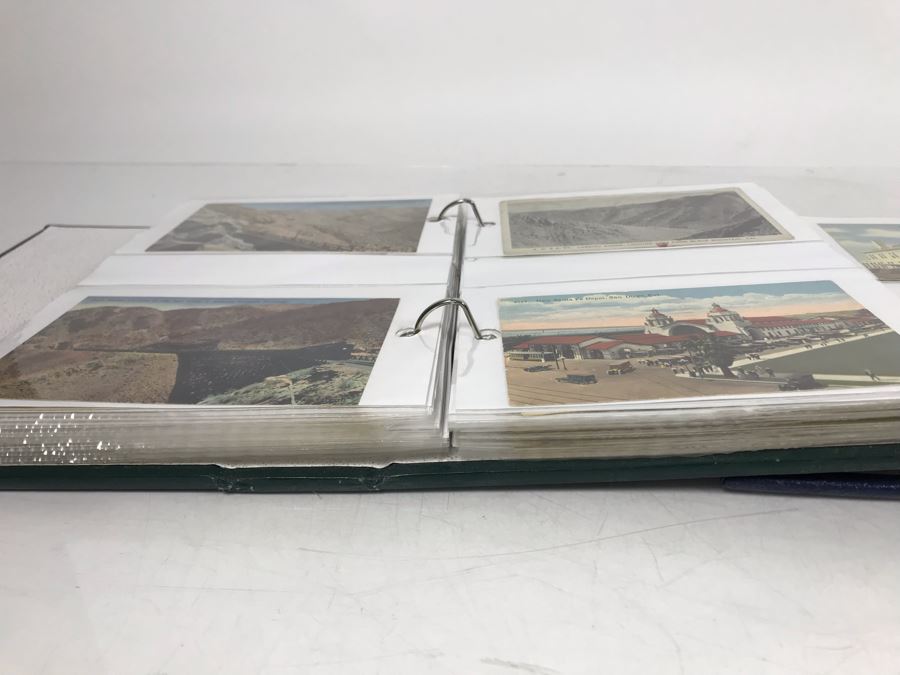 (2) Binders Filled With Over 110 Vintage Antique Railroad Postcards - Some Postmarked With Stamps [Photo 5]