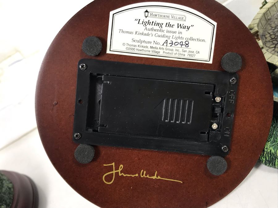 (5) Thomas Kinkade Hawthorne Village Limited Edition Figurines [Photo 15]