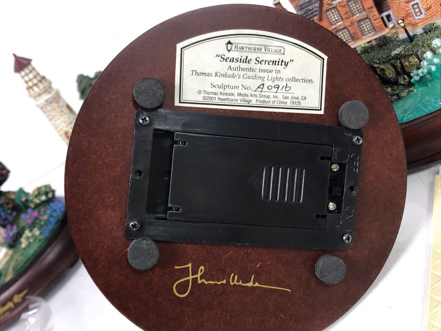 (5) Thomas Kinkade Hawthorne Village Limited Edition Figurines [Photo 14]