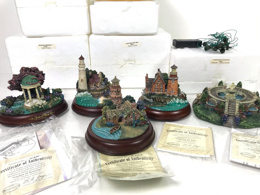(5) Thomas Kinkade Hawthorne Village Limited Edition Figurines [Photo 20]